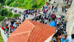Sümela Manastırı'nı Kurban Bayramı'nda 8 bin 227 kişi ziyaret etti