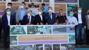 Kayseri Paleontoloji Müzesi ve Millet Kıraathanesi'nin temeli atıldı!