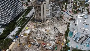 Miami'de çöken binalara ölü sayısı 97'ye yükseldi!