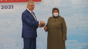 Diyarbakır'da dönüşüm projesinin anahtar teslimleri yapıldı