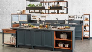 Bodrum Mutfak Mobilya'dan Hazer mutfak modeli!