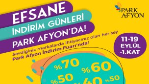 Park Afyon AVM'de efsane indirim günleri başlıyor!