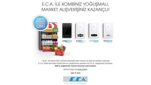 E.C.A. yoğuşmalı kombi alana market çeki hediye!