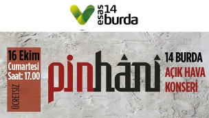 14 Burda AVM’de Pinhani konseri