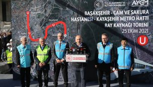Başakşehir-Kayaşehir metro hattının yüzde 72'si tamamlandı