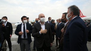 Bakan Karaismailoğlu, Gaziantep Havalimanı inşaatını inceledi
