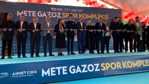 Mete Gazoz Spor Kompleksi açıldı