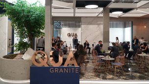 QUA Granite’in yenilikçi ürünleri UNICERA’da yoğun ilgi gördü