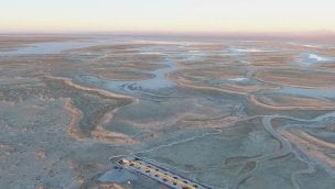 Tuz Gölü kuraklık nedeniyle küçülüyor