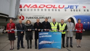 AnadoluJet'in Belgrad-Ankara uçuşları başladı