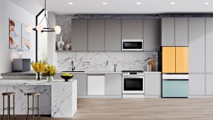 Samsung, gardırop tipi ilk Bespoke buzdolabını tanıttı