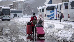 İstanbul'daki otogarlardaki çıkışlar yarın sabaha kadar durduruldu