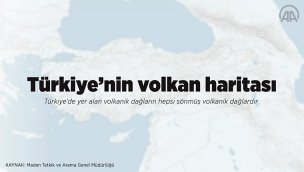 Hiçbiri aktif değil! İşte Türkiye'nin volkan haritası