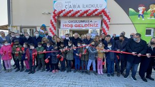 ÇABA Derneği'nin Elazığ'a kazandırdığı okul törenle açıldı