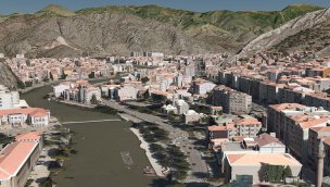 Amasya'da gayrimenkullerin 3 boyutlu modellemeleri çıkarıldı