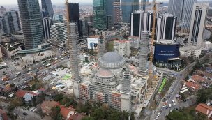 Barbaros Hayrettin Paşa Camisi inşaatı hızla devam ediyor