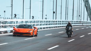 Kenan Sofuoğlu ile Toprak Razgatlıoğlu 1915 Çanakkale Köprüsü'nden beraber geçti