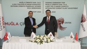 Sintek Group ve Muğla Çimento, yeni çimento fabrikası için sözleşme imzaladı