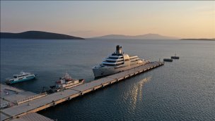 Rus milyarder Abramoviç'in yatı Bordum'da!