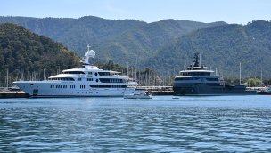 Süper lüks yatlar "The Ragnar" ve "Aurora" Marmaris'te!