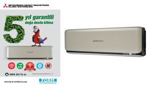 Mitsubishi Heavy Klimalar, artık 5 yıl garantili!