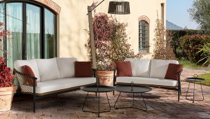 L'unica Harper Oturma Grubu zıtlıkların uyumunu bahçelere taşıyor