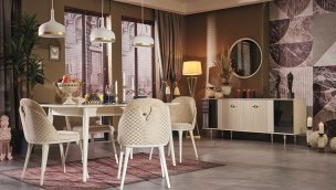 Kilim Mobilya'dan yenilikçi yaklaşım: Vals Yemek Odası Takımı