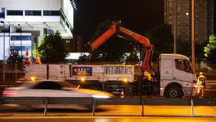Metrobüs hattında yol yenileme çalışması başladı