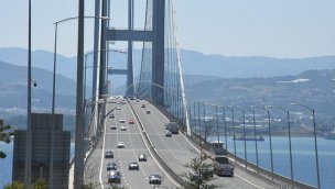 Osmangazi Köprüsü'nde 45 bin 590 geçişle trafik garantisi aşıldı!