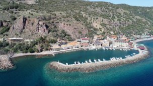 Assos Antik Limanı'nda kaya ıslahı tamamlandı! Turizme açıldı!
