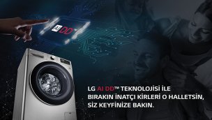 LG çamaşır makineleri giysilerin ömrünü yüzde 18 uzatıyor!