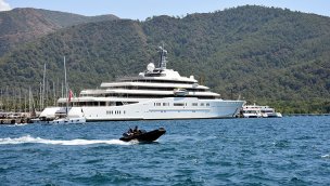 Rus milyarder Abramoviç'in yatı "Eclipse" Marmaris'te!