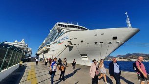 Bodrum'a "Costa Venezia" gemisiyle 1922 yolcu geldi