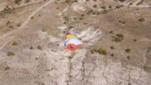 Kapadokya'da sıcak hava balonu kazası: 2 kişi öldü