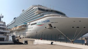 Bodrum'a "Costa Venezia" kruvaziyeri ile 1523 yolcu geldi