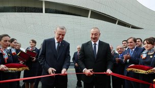 Cumhurbaşkanı Erdoğan, Zengilan Havalimanı'nın açılışını yaptı