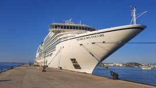 "Seabourn Encore" bu sezon Bodrum'a son kez yolcu getirdi