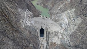 Yusufeli Barajı ve HES'te su seviyesi 30 metreyi aştı!