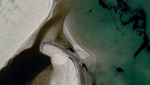 İğneada longozlarındaki Mert Gölü, denizle birleşti