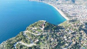 Alanya Kalesi'ndeki gizli geçitte 60 metreye kadar ilerlendi