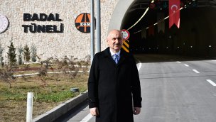 Amasya'da Badal Tüneli'nin açılışı yapıldı