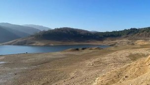 Yalova'daki Gökçe Barajı'nda su seviyesi yüzde 15'e düştü