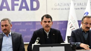 Bakan Kurum: D-400 yolu sadece yardım hizmetlerinde kullanılacak