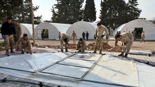 Toptancılar sitesi, Mehmetçiğin kurduğu çadırlarda hizmet verecek