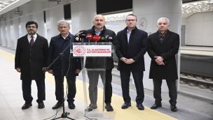 Bakan Karaismailoğlu, Başakşehir-Kayaşehir Metro Hattı'nda incelemelerde bulundu