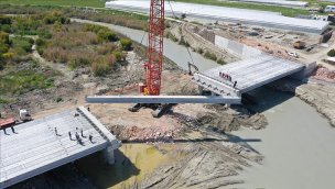 Antalya'da Patara Köprüsü bayrama yetişecek