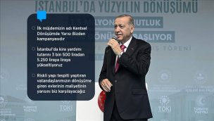 Cumhurbaşkanı Erdoğan: Kentsel dönüşümde ülke genelinde bir seferberlik başlatıyoruz