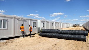Adıyaman'da 1342 ailenin kalacağı konteyner kent oluşturuluyor!
