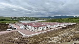 Yalova'da kentsel dönüşüm için "konteyner kent" kuruldu!