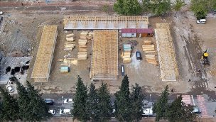 Kahramanmaraş'ta "ticaretin kalbi"ne ahşap çarşı kuruluyor!